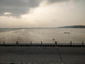 On palar River Bridge, Trip to Chennai to pondicherry - Niranninja