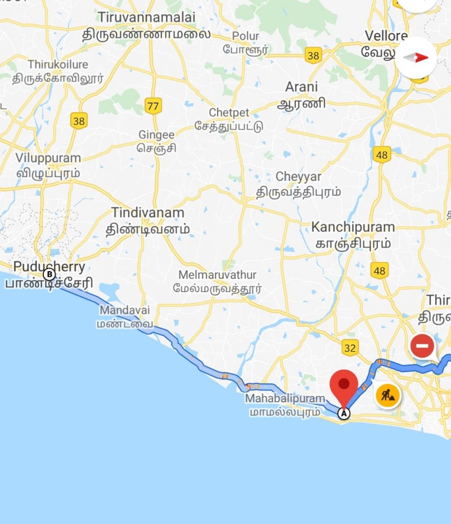 Chennai to Pondicherry - Niranjan - Niranninja