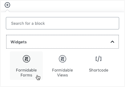 Publish form block add form - How to create a quiz in wordpress website