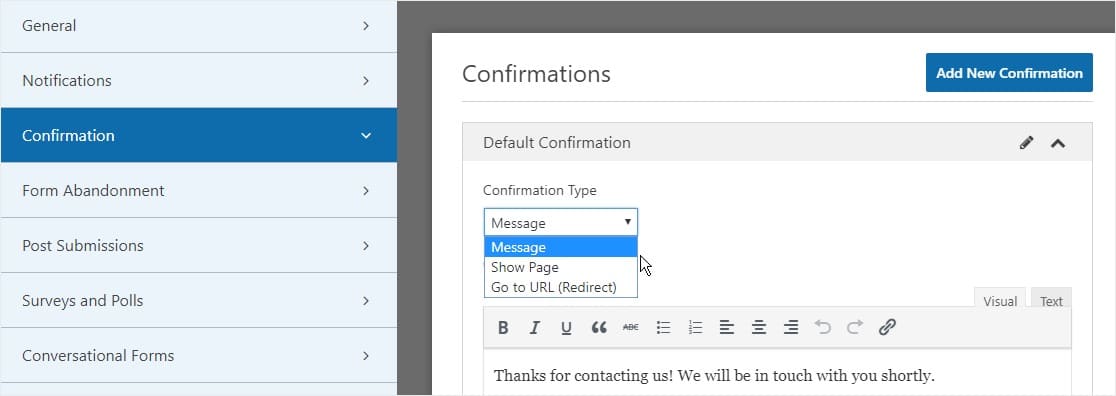 Form confirmation - WPForms - Niranjan - Niranninja