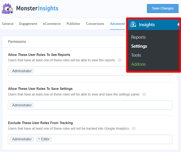 MonsterInsights Permissions - Niranjan - Niranninja