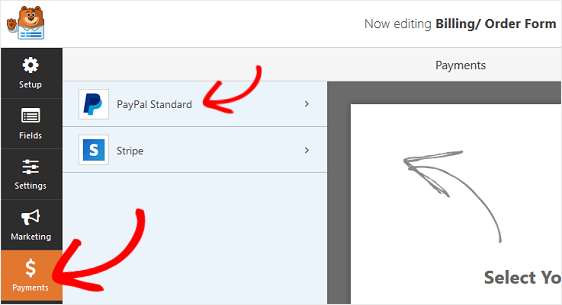 Payment settings - Niranjan - WPForms - Niranninja