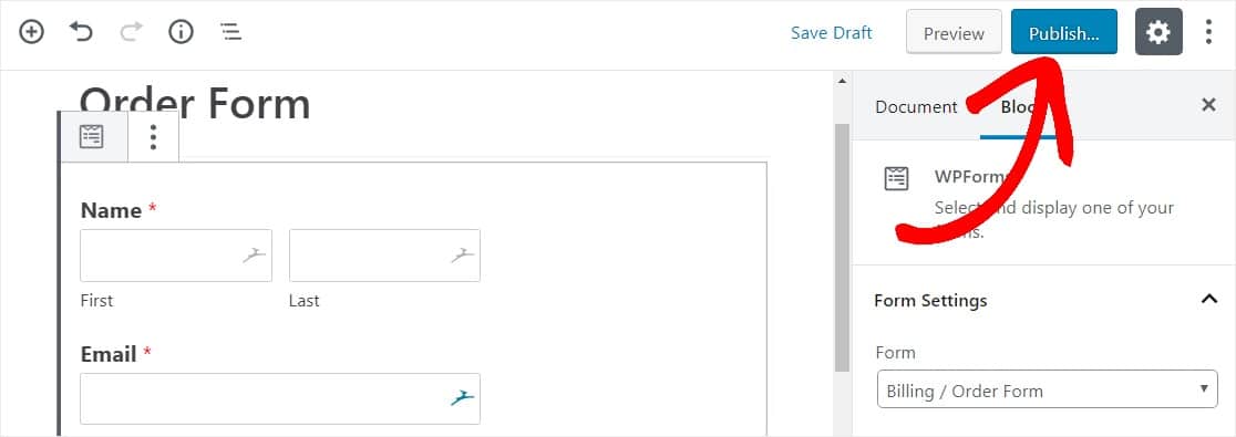 publish-your-order-form-on-wordpress-site-WPForms-Niranninja