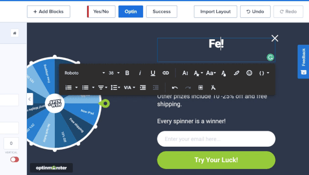 How to Create Spin to Win Campaigns in WooCommerce and Shopify - OptinMonster