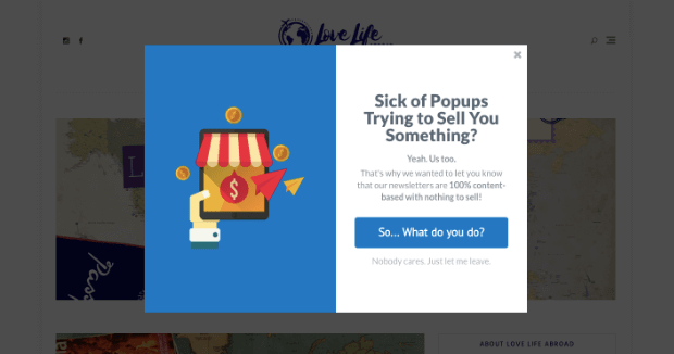 Lightbox popup - OptinMonster