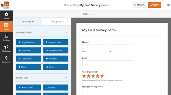 Survey form template -The Best Survey Software in 2020