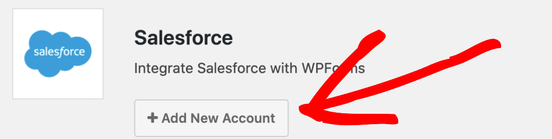 To add new Salesforce Account