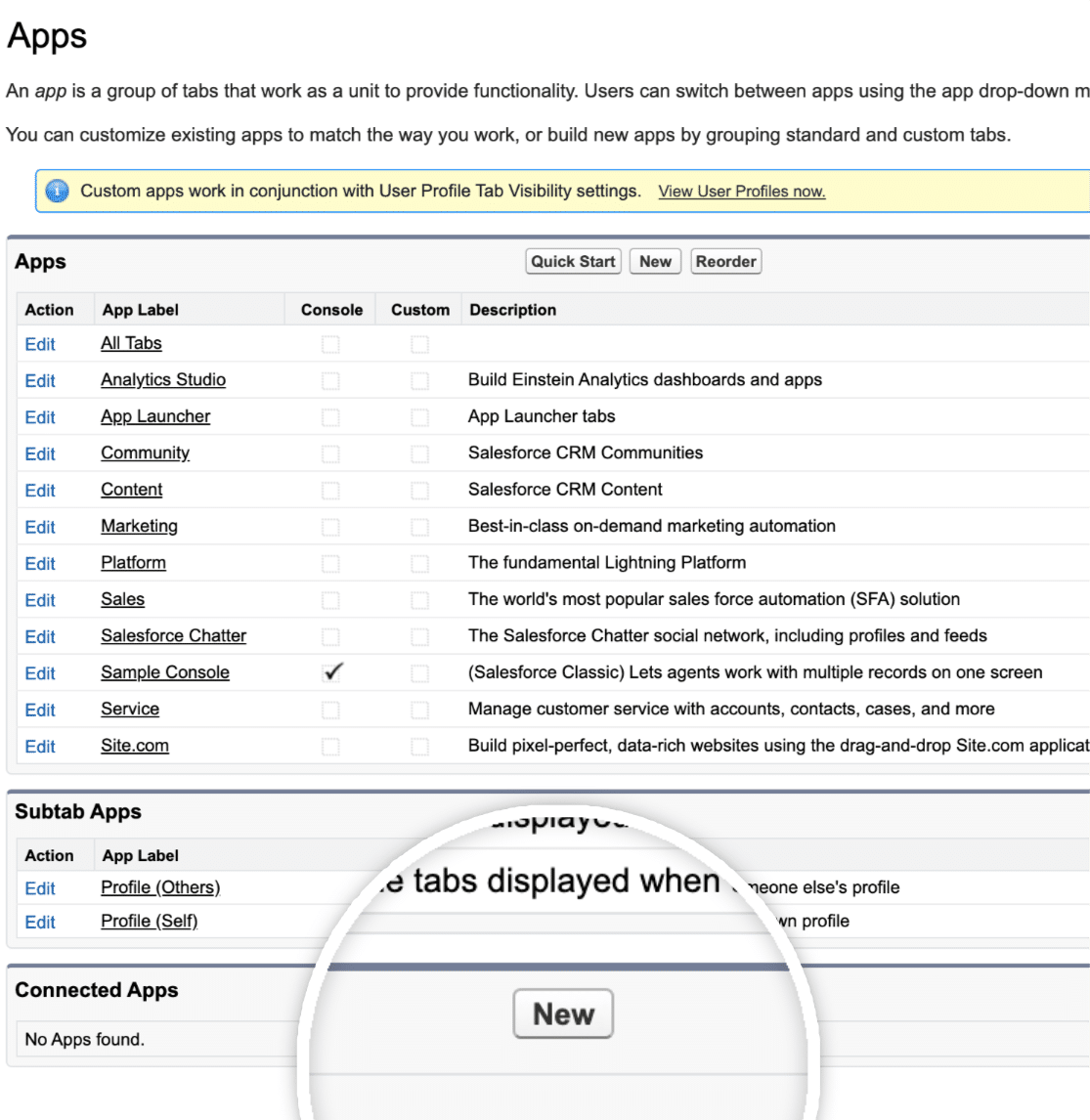 New-Connected app in Salesforce