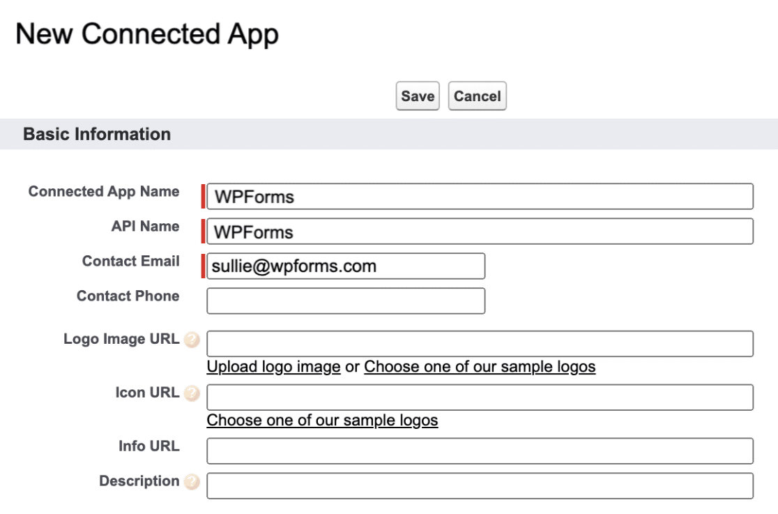 New salesforce app - niranninja