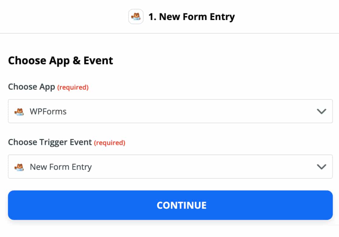 How To Automate Your Work With Zapier And WPForms - Trigger options